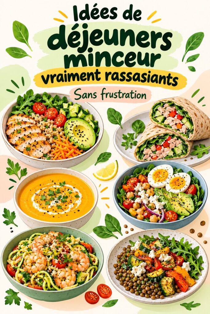 Une assiette colorée avec un déjeuner sain et rassasiant composé de quinoa, légumes et protéines