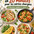 Un assortiment de dîners légers préparés rapidement, sur une table bien dressée.