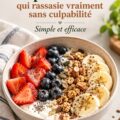 Petit-déjeuner protéiné avec yaourt, fruits et graines