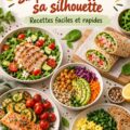 Une assiette de repas protéiné coloré, idéale pour affiner la silhouette.